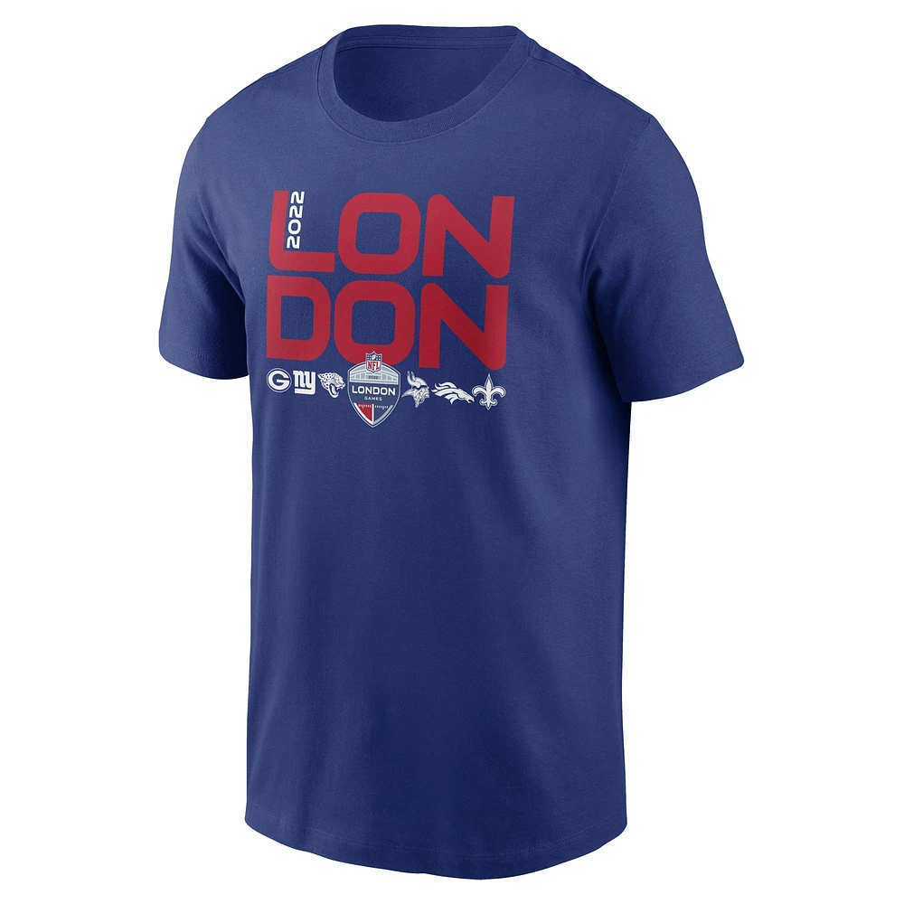 Men's Nike Royal NFL Essential London Games T-Shirt