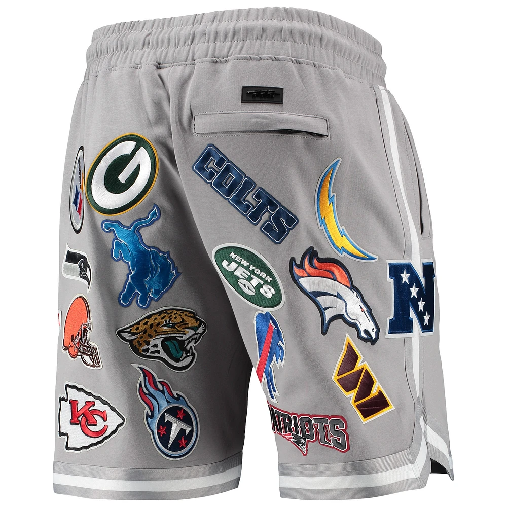 Men's Pro Standard Gray NFL League Allover Shorts