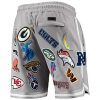 Men's Pro Standard Gray NFL League Allover Shorts