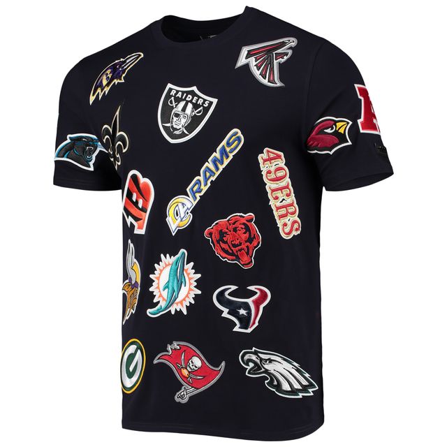 T-shirt avec logo de la NFL League Pro Standard pour hommes, bleu marine