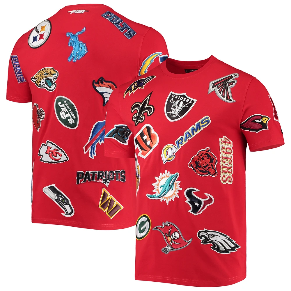 Men's Pro Standard Red NFL League Wordmark T-Shirt
