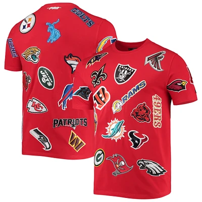 Men's Pro Standard Red NFL League Wordmark T-Shirt