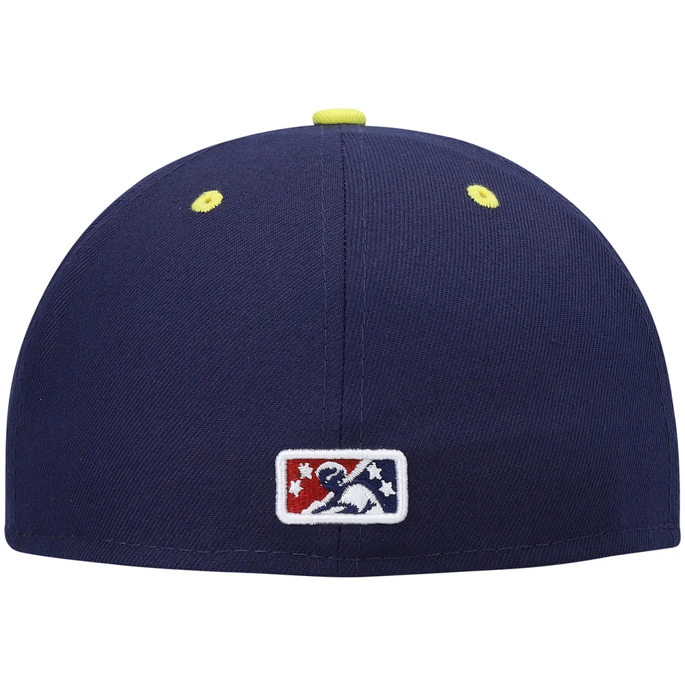 Men's New Era Navy/Light Blue Cabritos Maldichos De South Bend Copa La Diversion 59FIFTY Fitted Hat