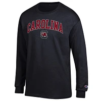 Men's Champion  Black South Carolina Gamecocks Arch Over Logo Long Sleeve T-Shirt
