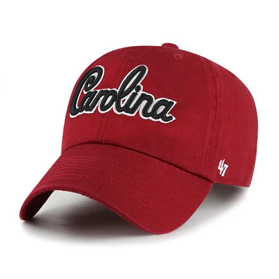 Men's '47 Garnet South Carolina Gamecocks Vault Clean Up Adjustable Hat