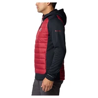 Men's Columbia  Black/Garnet South Carolina Gamecocks Out-Shield Hybrid Full-Zip Hoodie Jacket