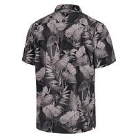 Men's Tommy Bahama Black South Carolina Gamecocks Coast Nuevo Fronds Button-Up Shirt
