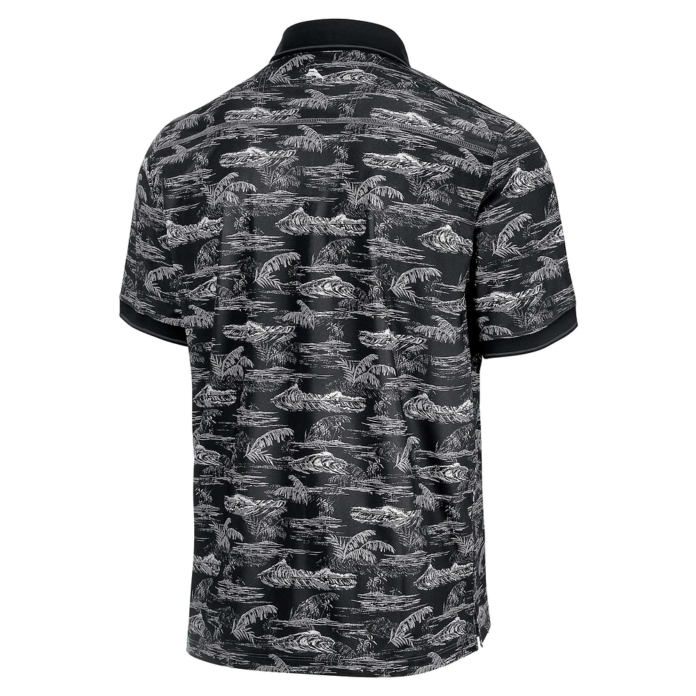Men's Tommy Bahama Black South Carolina Gamecocks Sport Bay View Polo