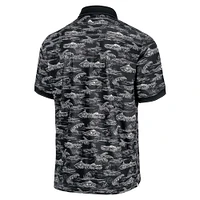 Men's Tommy Bahama Black South Carolina Gamecocks Sport Bay View Polo
