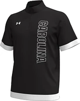 T-shirt noir à fermeture éclair quart de tour pour homme des Gamecocks Caroline du Sud 2024 d'Under Armour On-Court Shootaround