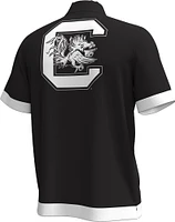 T-shirt noir à fermeture éclair quart de tour pour homme des Gamecocks Caroline du Sud 2024 d'Under Armour On-Court Shootaround