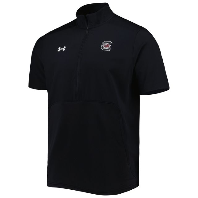 Under Armour South Carolina Gamecocks Motivate 2.0 Veste demi-zip pour homme Noir
