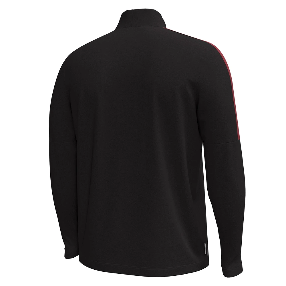 Men's Under Armour Black South Carolina Gamecocks Playoff Performance Quarter-Zip Jacket