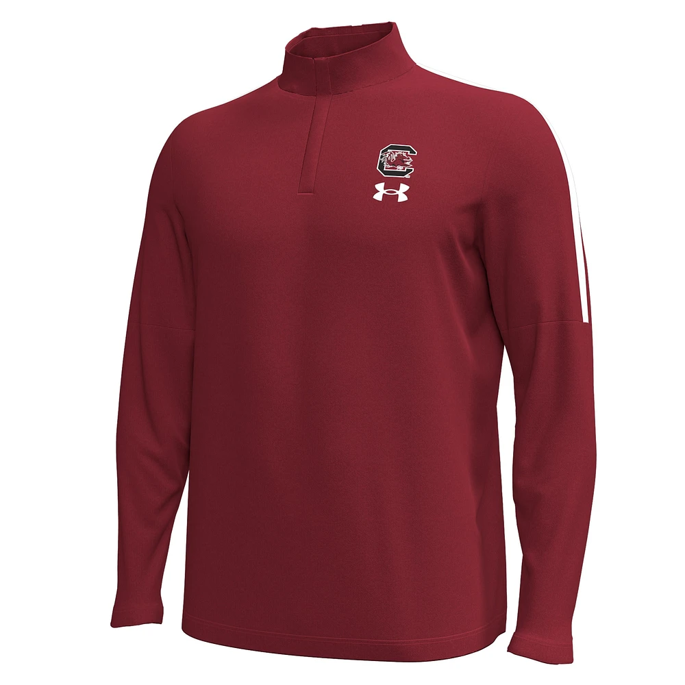 Men's Under Armour Garnet South Carolina Gamecocks Playoff Performance Quarter-Zip Jacket
