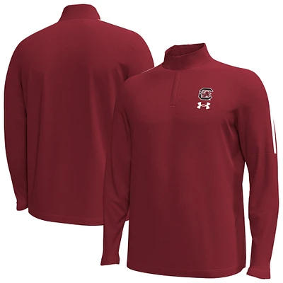 Men's Under Armour Garnet South Carolina Gamecocks Playoff Performance Quarter-Zip Jacket