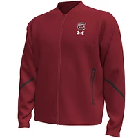 Men's Under Armour  Garnet South Carolina Gamecocks Unstoppable Full-Zip Bomber Jacket
