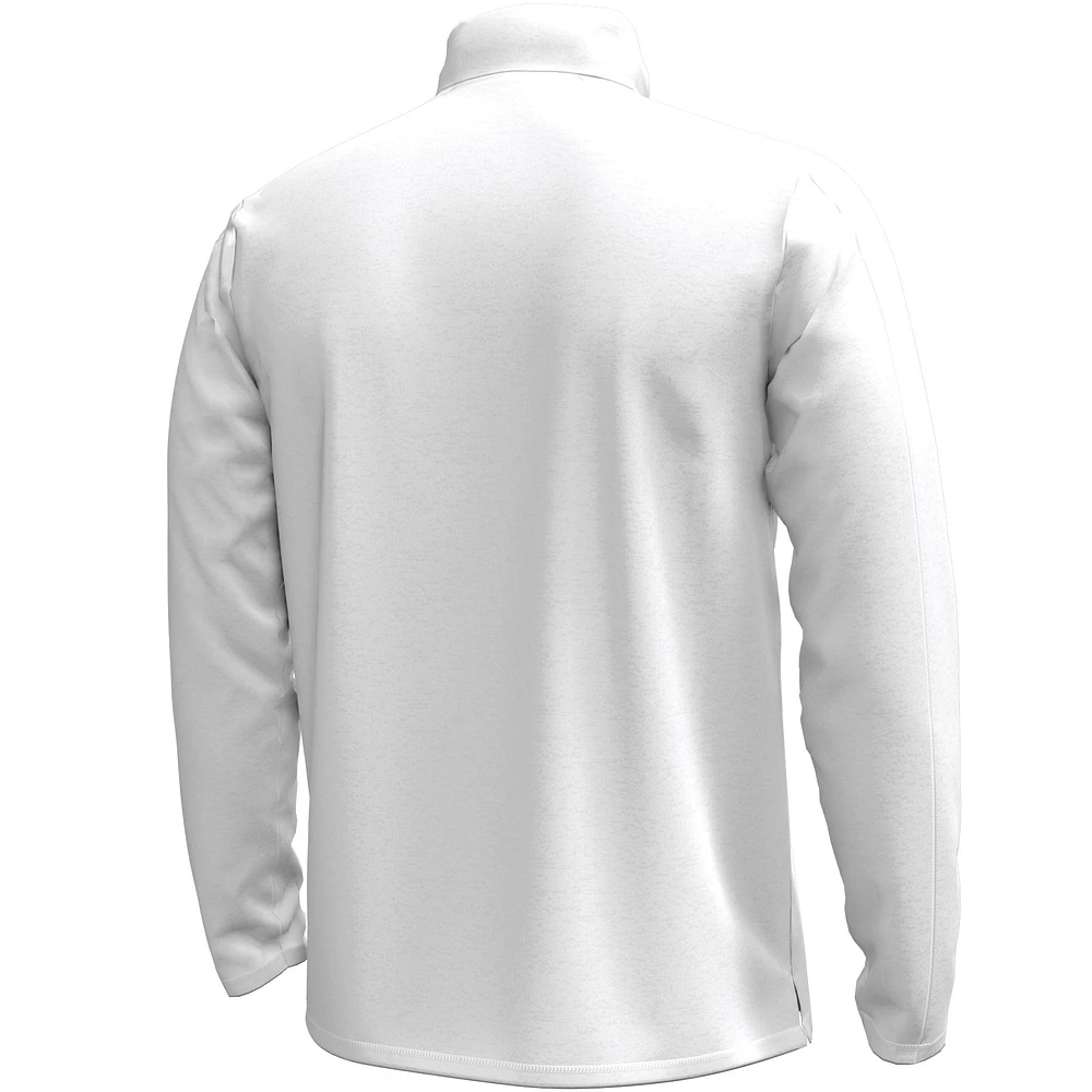 Men's Under Armour  White South Carolina Gamecocks Throwback Quarter-Zip Pullover Top