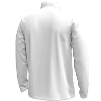 Men's Under Armour  White South Carolina Gamecocks Throwback Quarter-Zip Pullover Top
