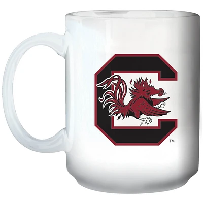 Caroline du Sud Gamecocks 15 oz. Tasse à logo primaire