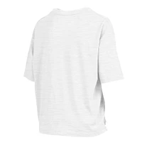 Women's Pressbox White South Carolina Gamecocks Harmony Oversized T-Shirt