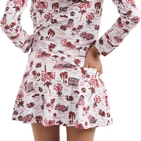 Women's Smith & Quinn White/Garnet South Carolina Gamecocks Tailgate Collection Molly Skort