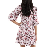 Women's Smith & Quinn White/Garnet South Carolina Gamecocks Tailgate Collection Tory Dress