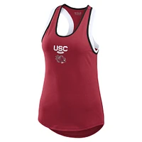 Women's WEAR by Erin Andrews Garnet South Carolina Gamecocks Open Hole Razorback Tank Top