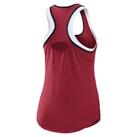 Women's WEAR by Erin Andrews Garnet South Carolina Gamecocks Open Hole Razorback Tank Top