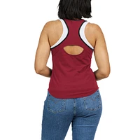 Women's WEAR by Erin Andrews Garnet South Carolina Gamecocks Open Hole Razorback Tank Top