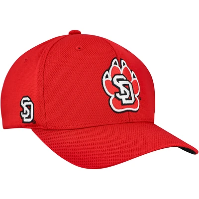 Casquette Reflex Performance Flex rouge Top of the World des Coyotes du Dakota Sud pour homme
