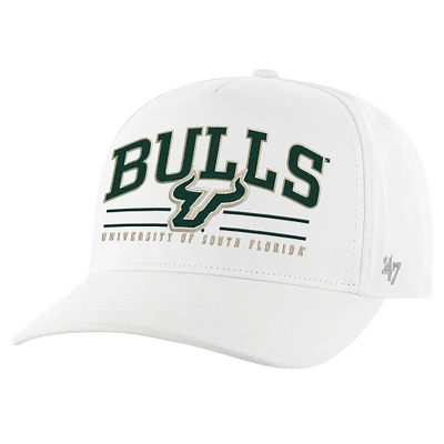 Casquette réglable '47 White South Florida Bulls Roscoe Hitch pour hommes