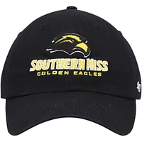 Casquette ajustable Clean Up '47 noire Southern Miss Golden Eagles pour hommes