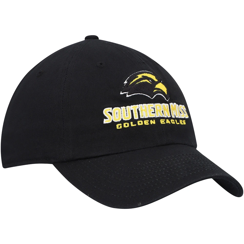 Casquette ajustable Clean Up '47 noire Southern Miss Golden Eagles pour hommes