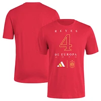 Men's adidas Red Spain National Team 2024 European Champions T-Shirt