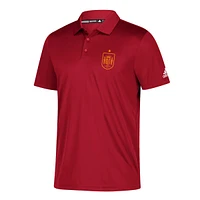 Men's adidas Red Spain National Team Grind climalite Polo