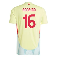 Men's adidas Rodrigo Yellow Spain National Team 2024 Away Authentic Jersey