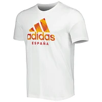 Men's adidas White Spain National Team DNA Graphic T-Shirt