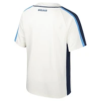 Maillot de baseball boutonné Ruth Spelman College Jaguars Colosseum crème pour hommes
