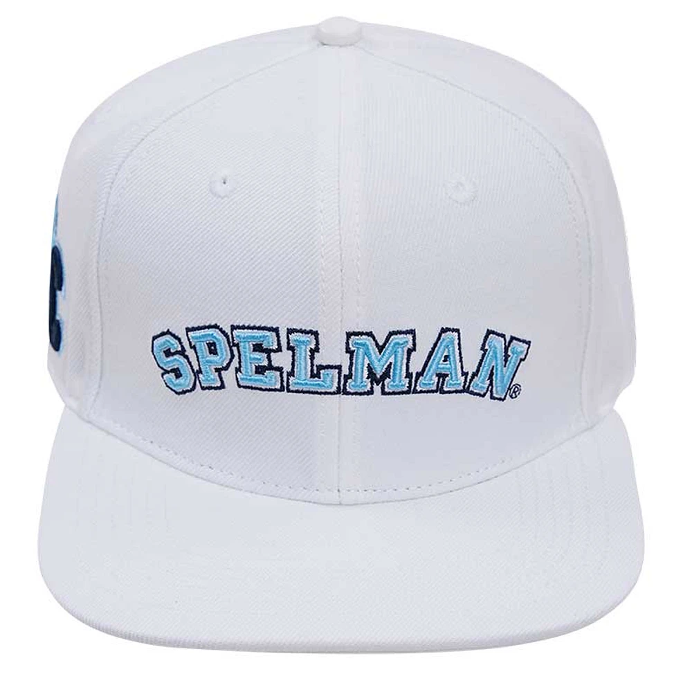 Men's Pro Standard White Spelman College Jaguars Wool Snapback Hat