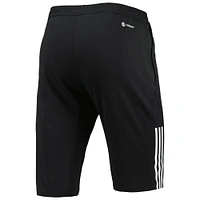 Men's adidas Black Sporting Kansas City 2023 On-Field Training AEROREADY Half Pants