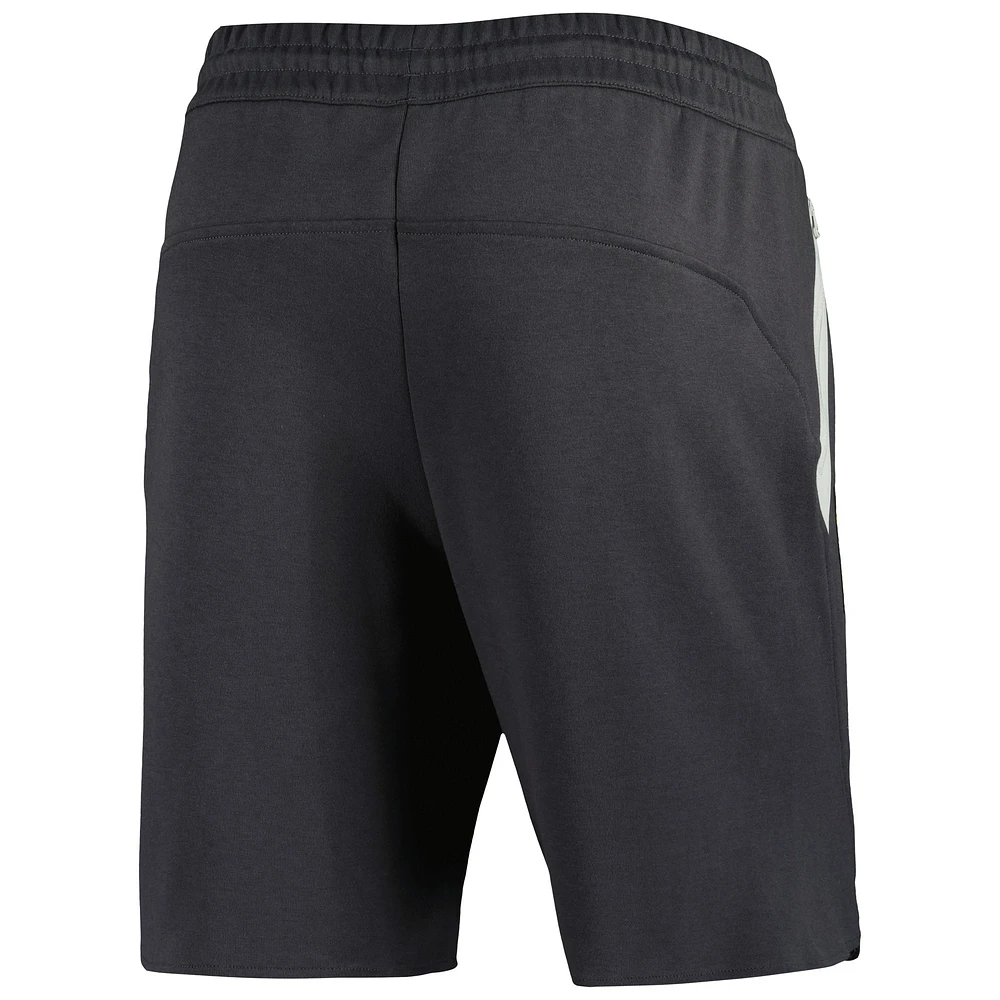 Men's adidas Black Sporting Kansas City 2023 Player Travel Shorts