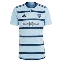 Men's adidas Johnny Russell Light Blue Sporting Kansas City 2023 Hoops 4.0 Replica Player Jersey