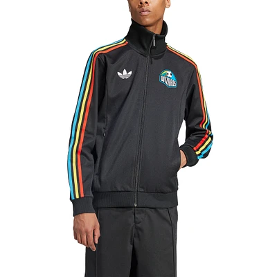 Veste à fermeture éclair intégrale adidas Originals Sporting Kansas City 2024 Anthem pour homme - Noir