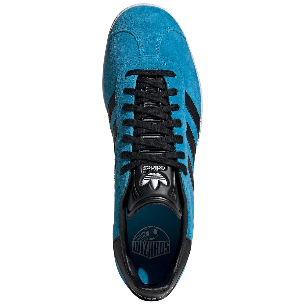 Chaussures adidas Originals Turquoise Sporting Kansas City 2024 Hook Gazelle pour hommes