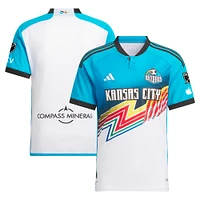 Men's adidas  White Sporting Kansas City 2024 Archive Authentic Jersey