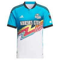 Men's adidas  White Sporting Kansas City 2024 Archive Authentic Jersey