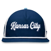 Casquette Snapback Sporting Kansas City True Classic Golf Fanatics pour hommes, bleu marine/blanc
