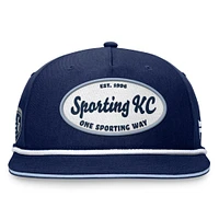 Men's Fanatics Navy Sporting Kansas City Iron Golf Snapback Hat