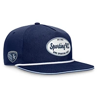 Men's Fanatics Navy Sporting Kansas City Iron Golf Snapback Hat
