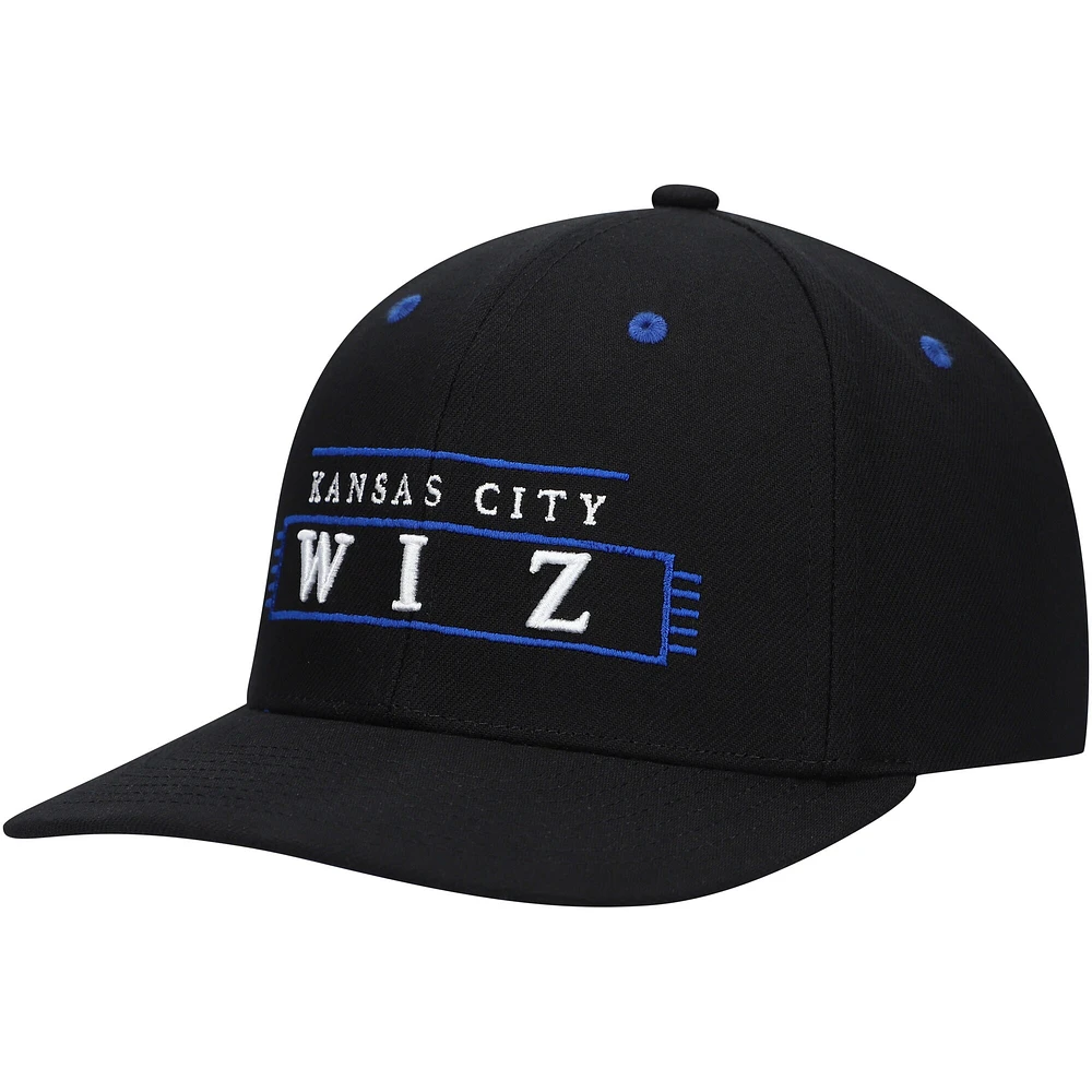 Men's Mitchell & Ness  Black Sporting Kansas City LOFI Pro Snapback Hat